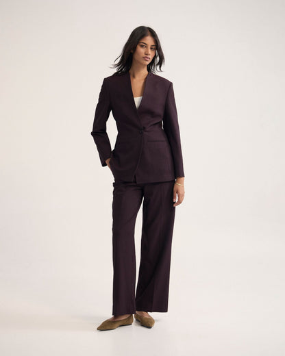 Lydia Straight Leg Suit Pant