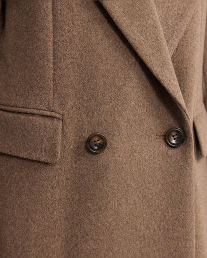 Saskia Double Breasted Wool Rich Coat