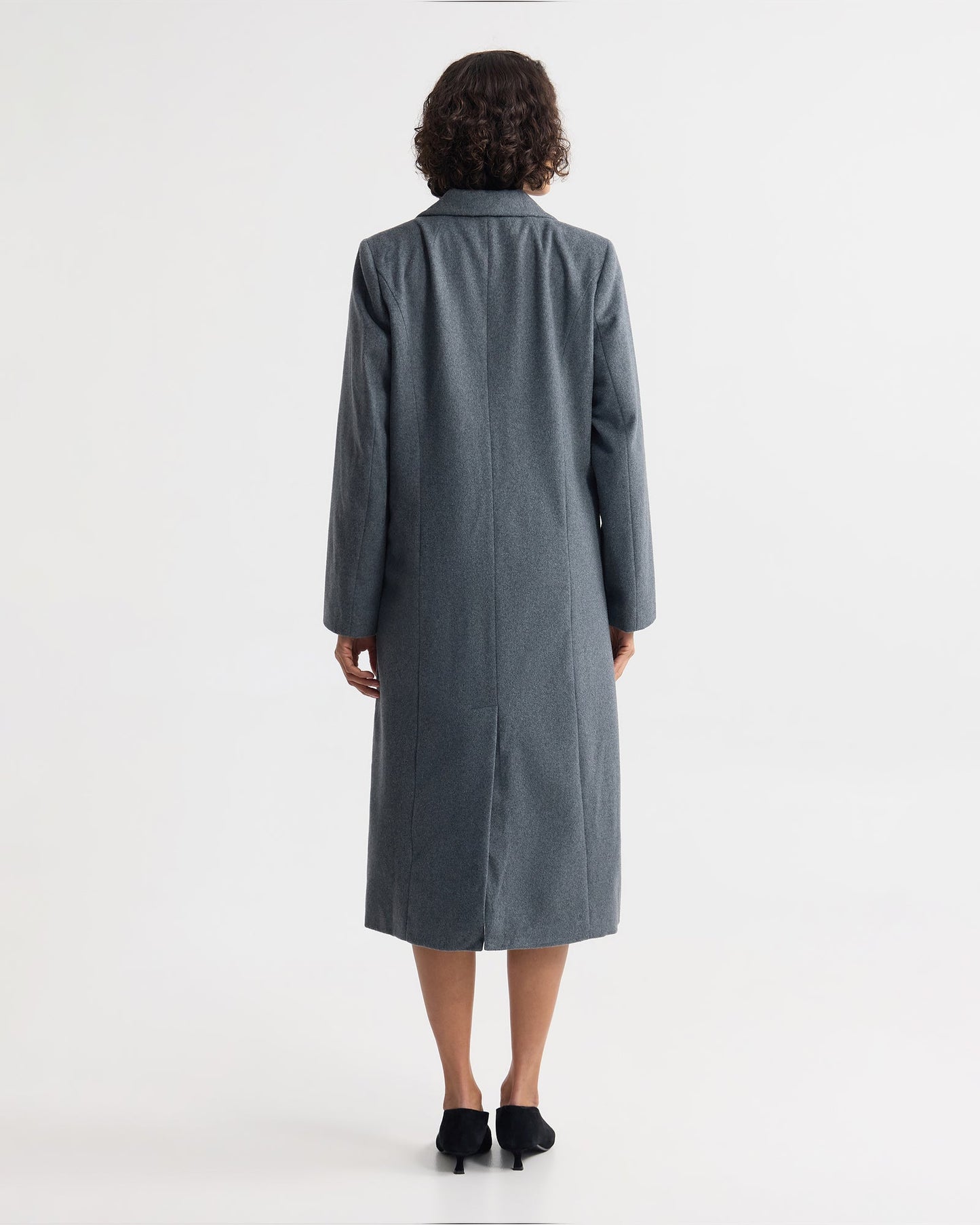 Saskia Double Breasted Wool Rich Coat