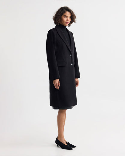 Ruby Wool Rich Tailored Overcoat