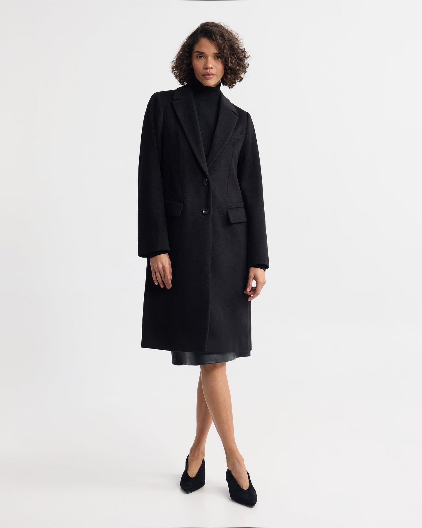 Ruby Wool Rich Tailored Overcoat