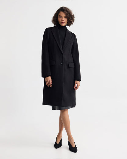 Ruby Wool Rich Tailored Overcoat