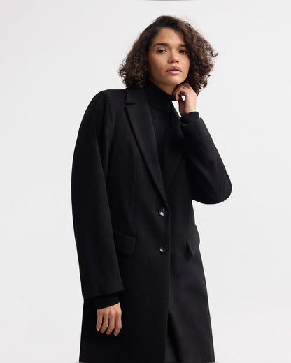 Ruby Wool Rich Tailored Overcoat