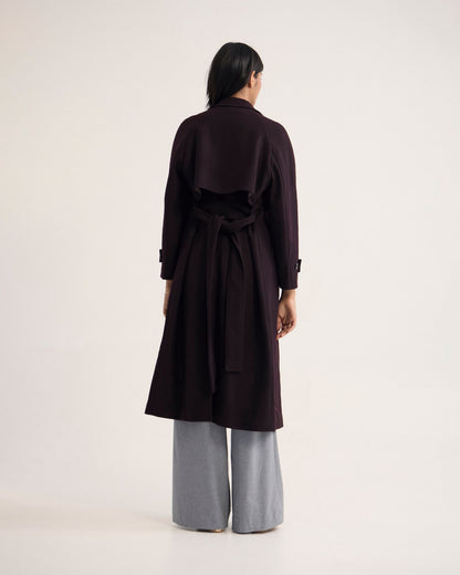 Gemma Wool Rich Trench Coat