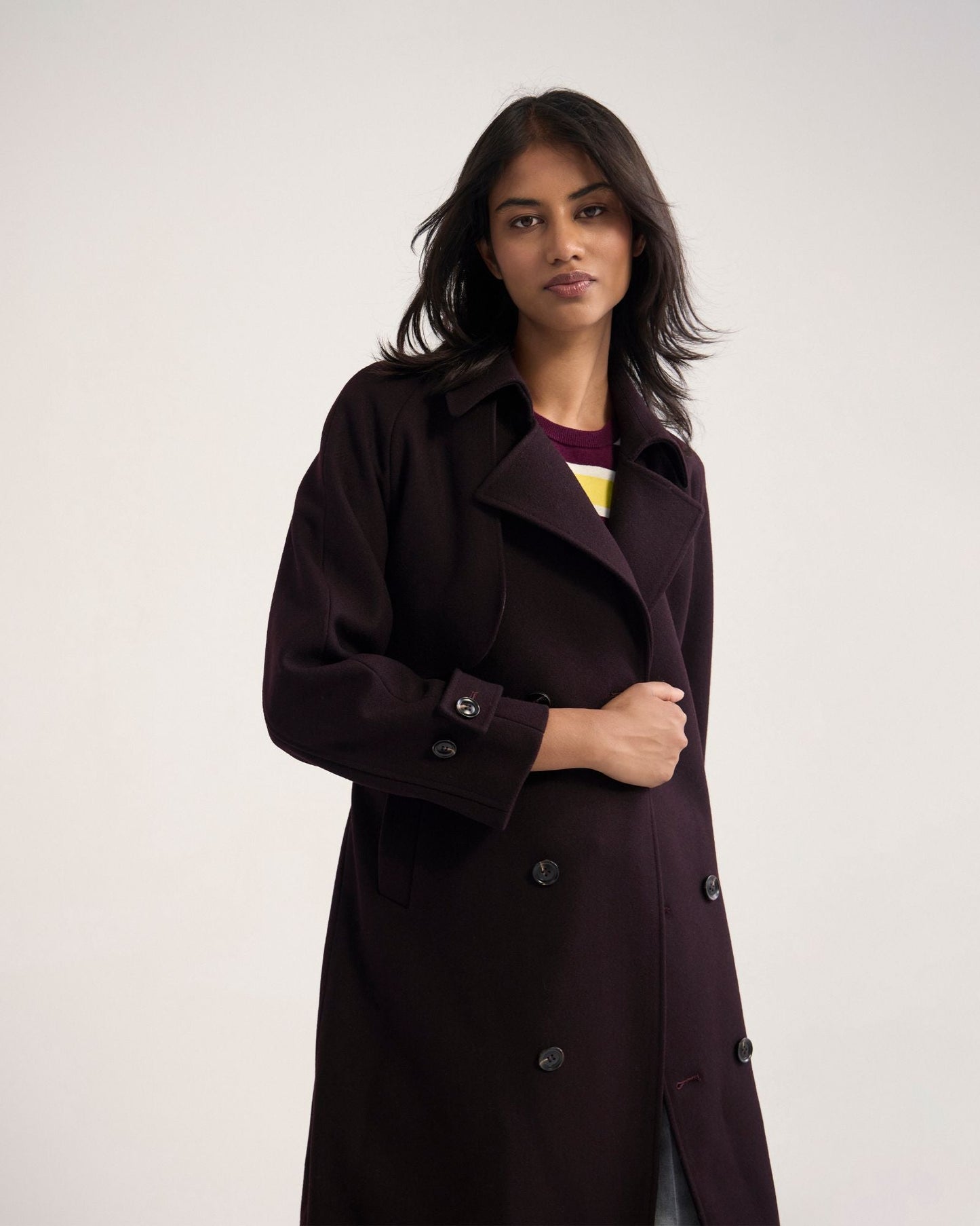Gemma Wool Rich Trench Coat