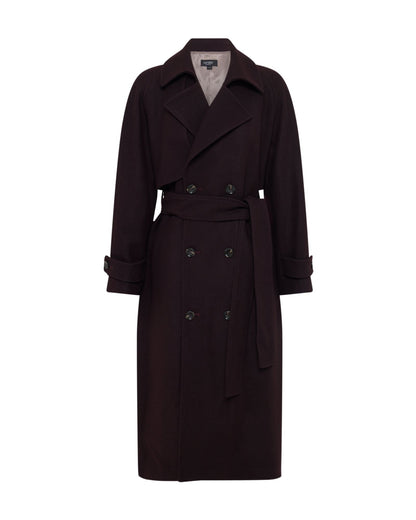 Gemma Wool Rich Trench Coat