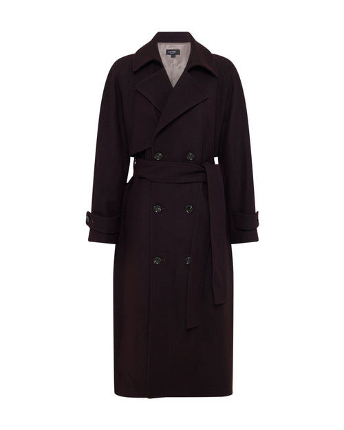 Gemma Wool Rich Trench Coat