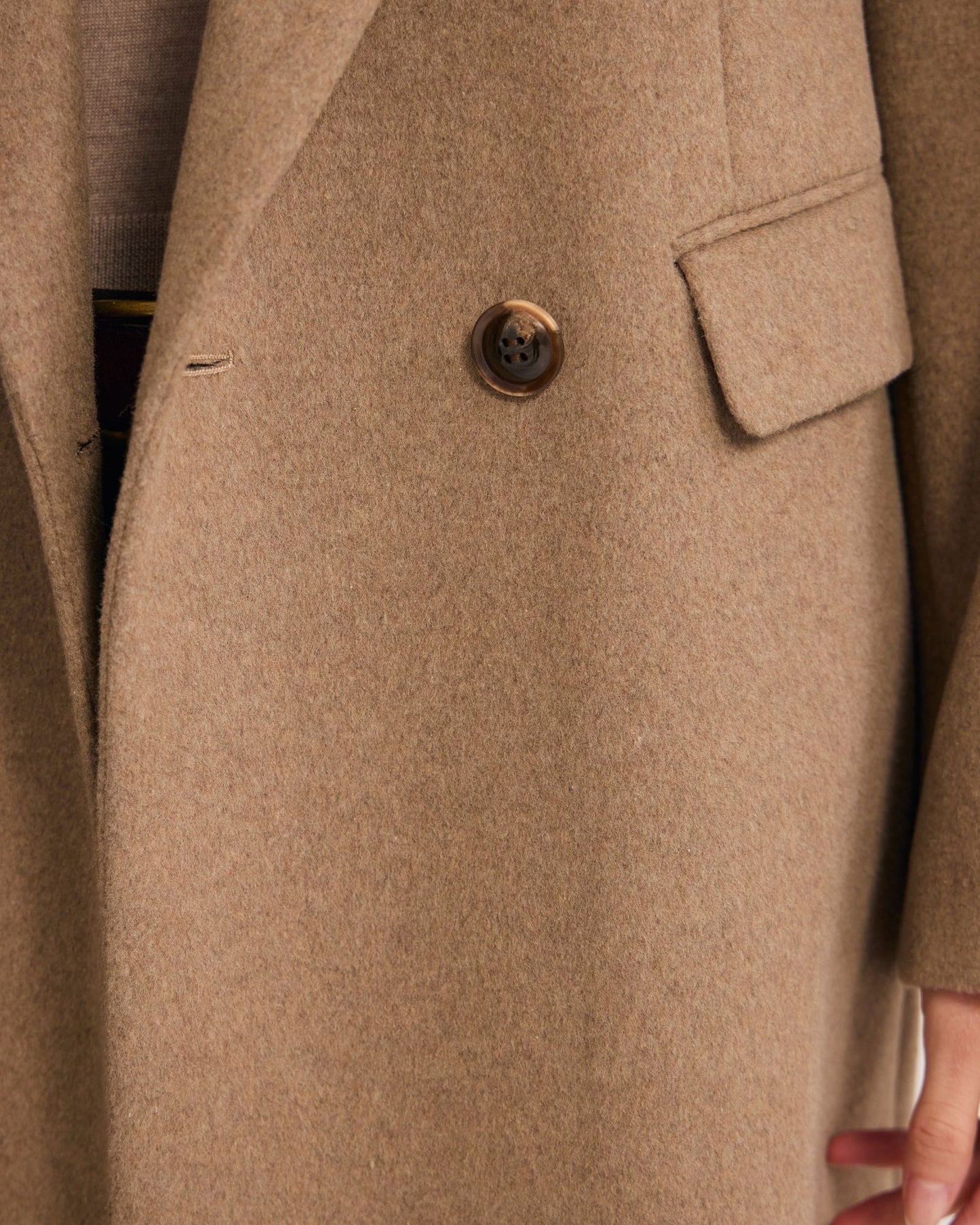 Saskia Double Breasted Wool Rich Coat
