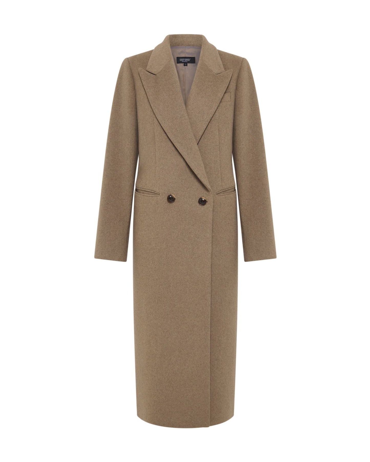 Saskia Double Breasted Wool Rich Coat