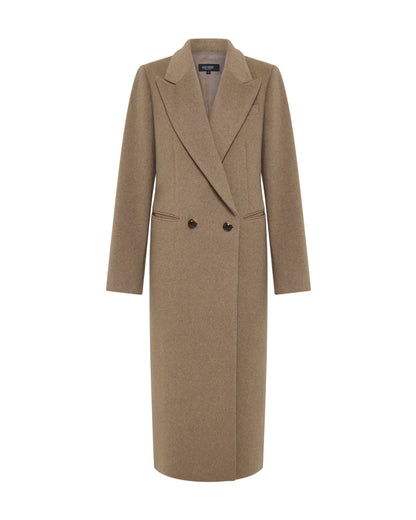Saskia Double Breasted Wool Rich Coat