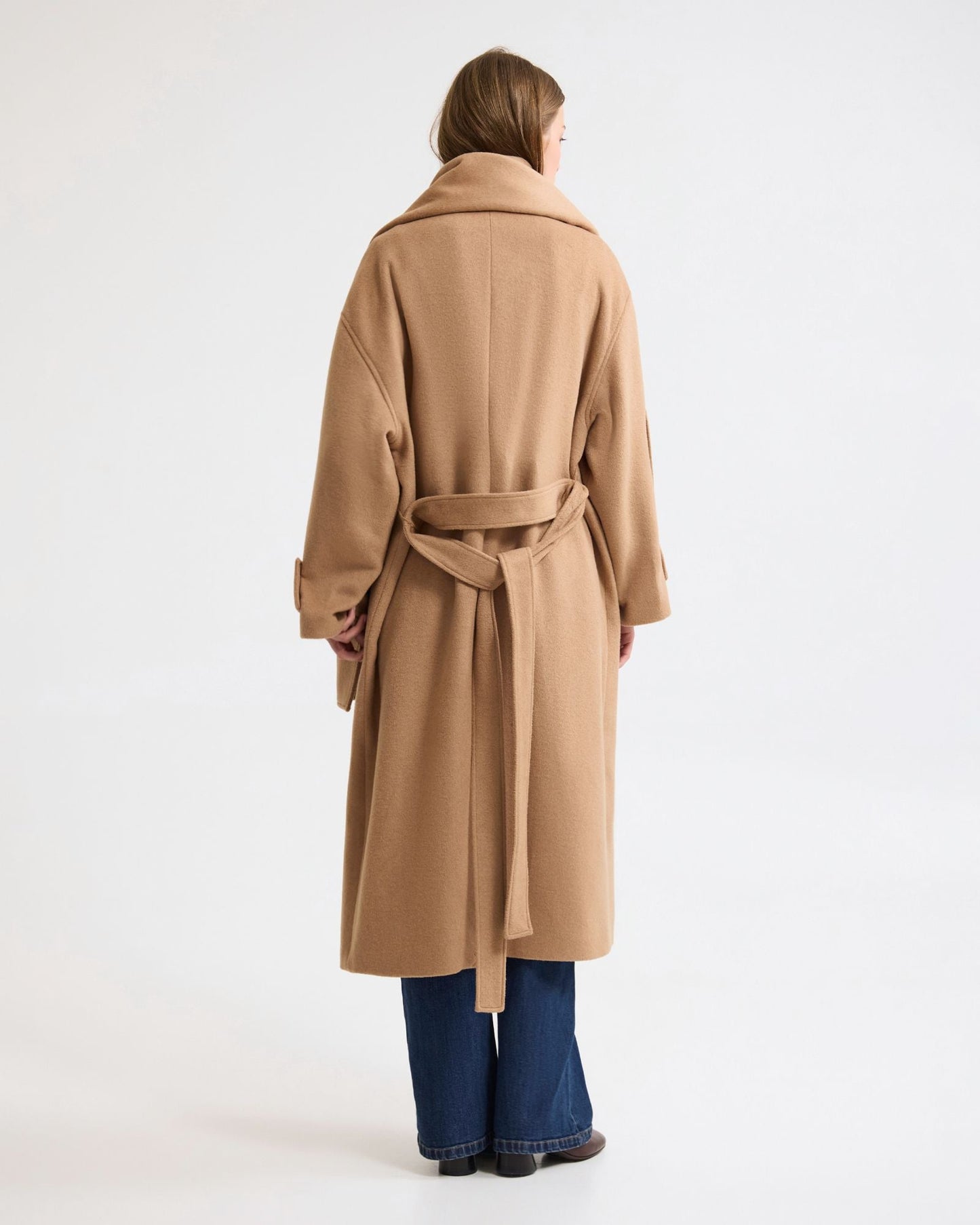 Talia Detachable Scarf Coat