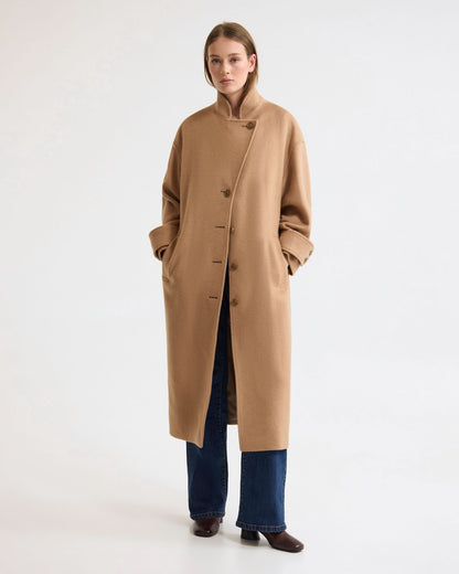 Talia Detachable Scarf Coat