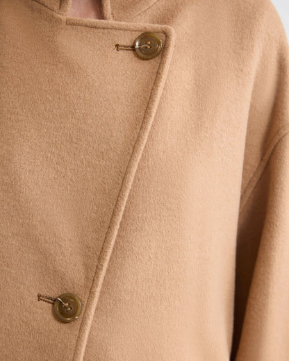 Talia Detachable Scarf Coat