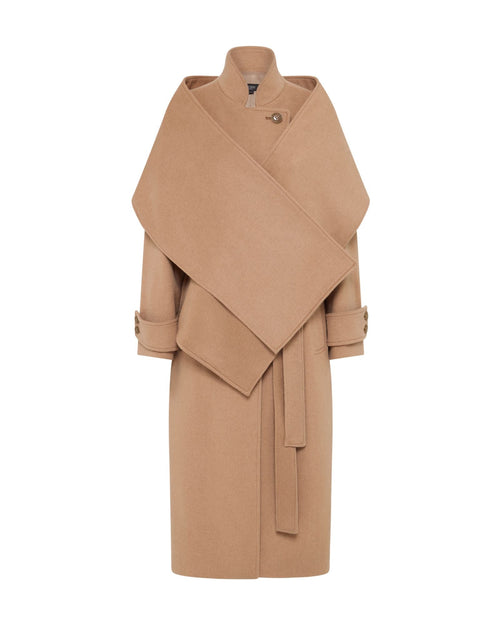 Talia Detachable Scarf Coat