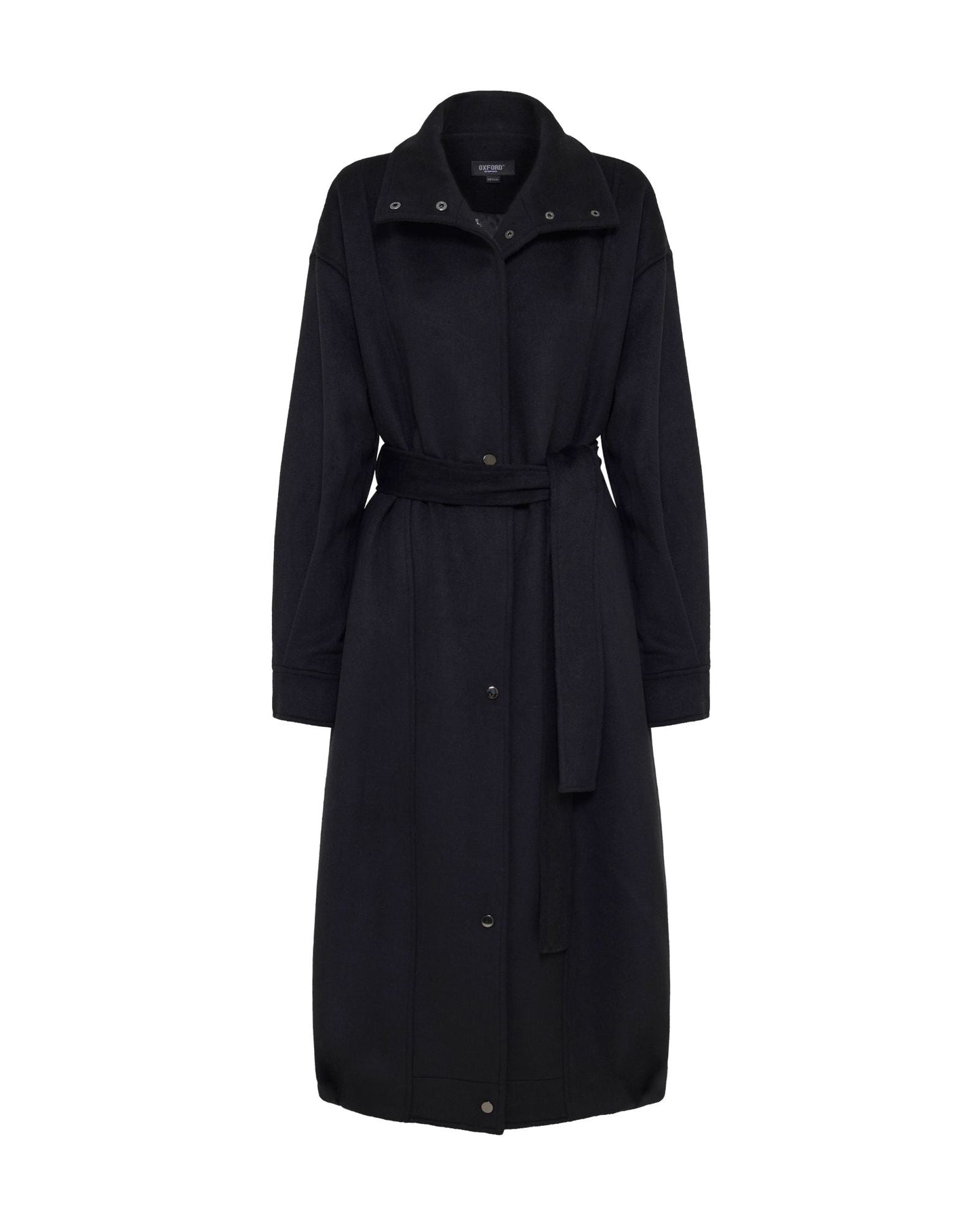 Emily Funnel Collar Wool Blend Coat