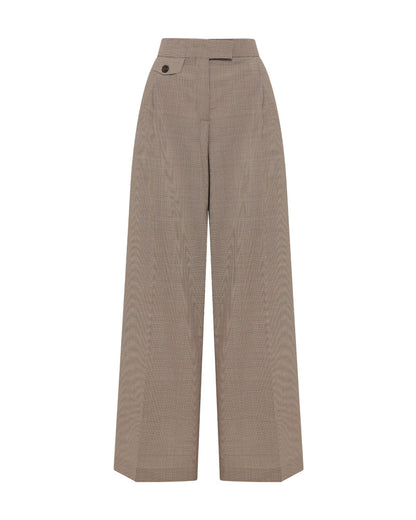 Belle Houndstooth Wool Pant