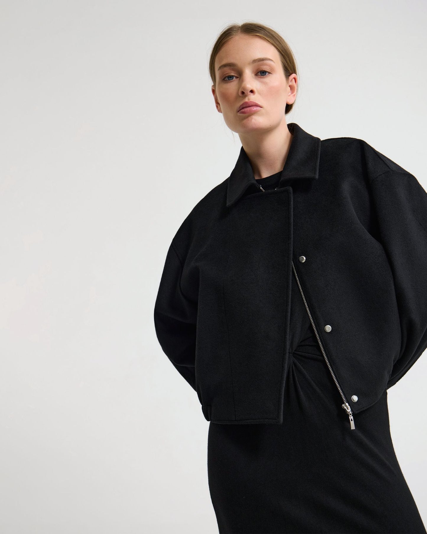 Freja Detatch Faux Fur Trim Jacket
