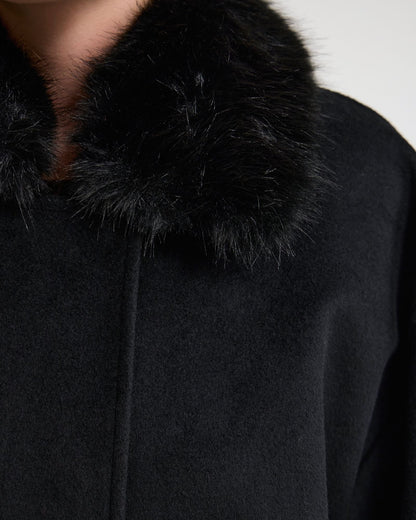 Freja Detatch Faux Fur Trim Jacket