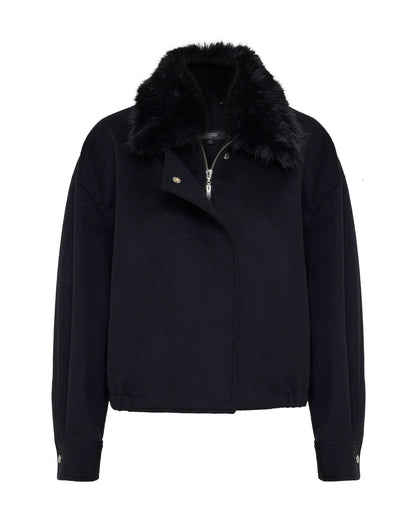 Freja Detatch Faux Fur Trim Jacket