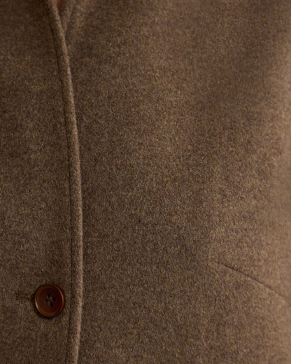 Asher Wool Blend Cocoon Jacket