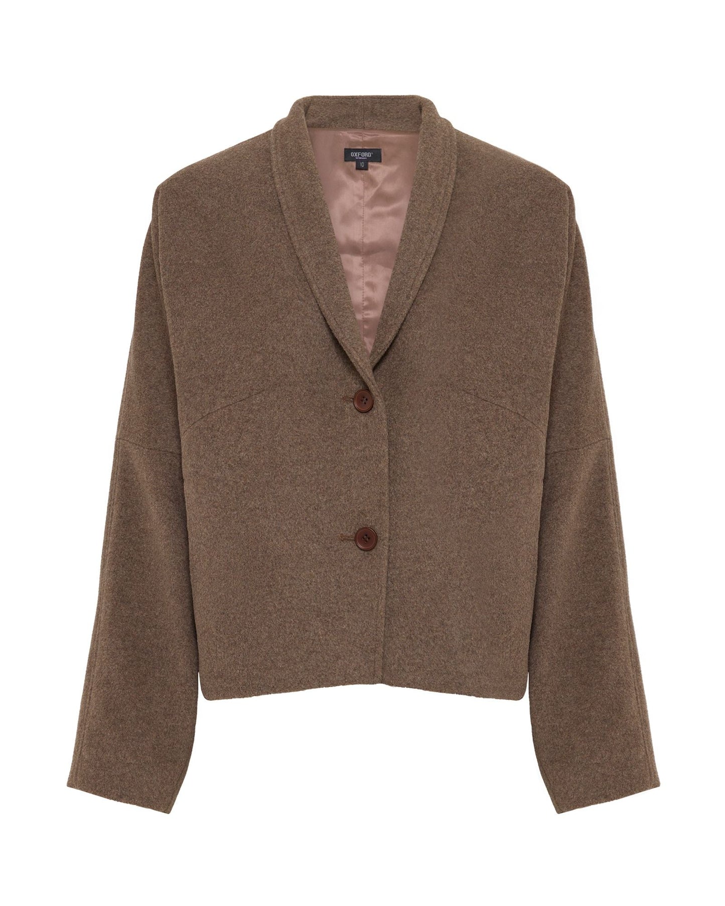 Asher Wool Blend Cocoon Jacket