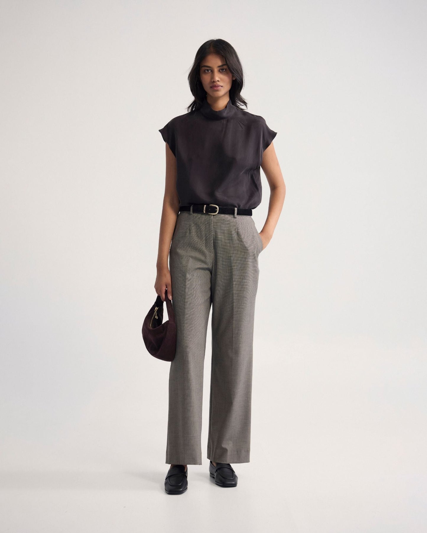 Calista Stretch Wool Blend Pant