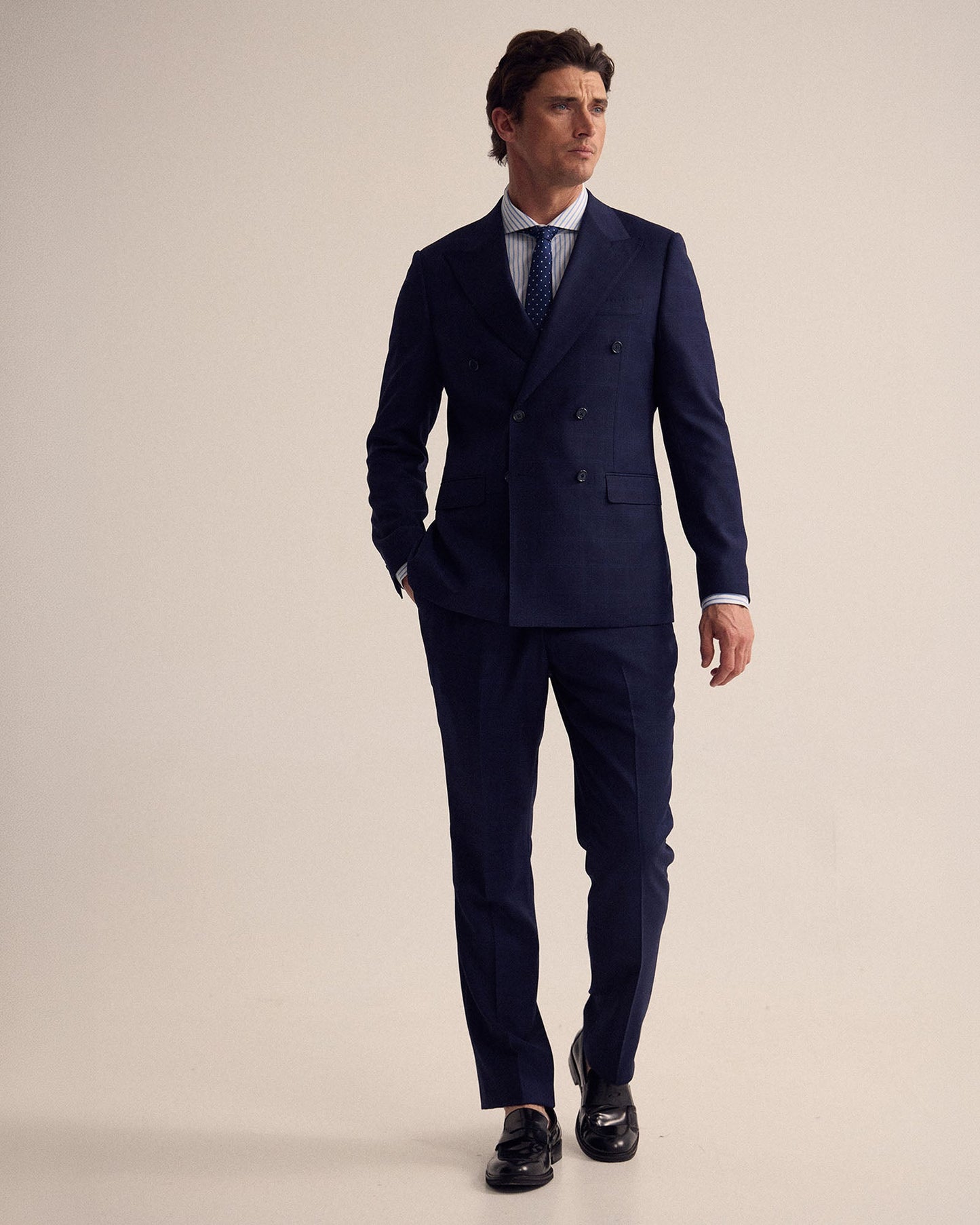 Hardy Double Breast Check Jacket