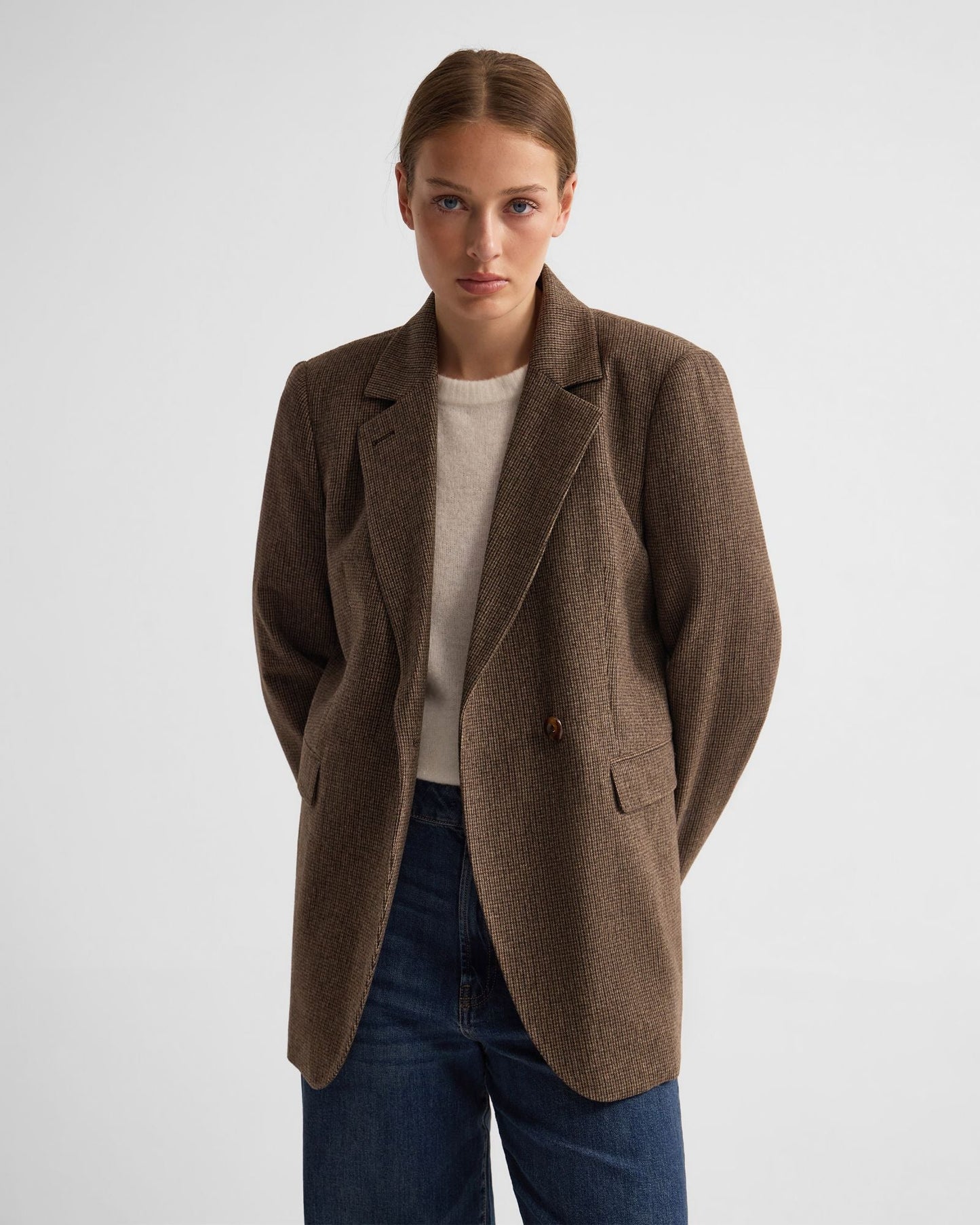 Calliope Blazer With Button Lapel