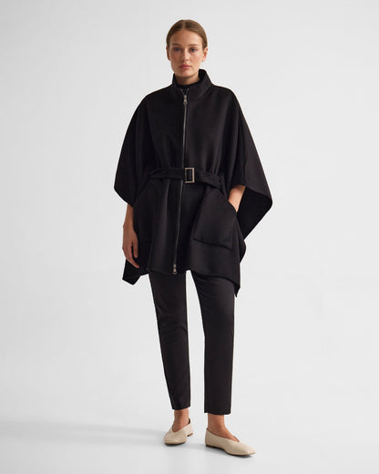 Elodie Wool Blend Cape