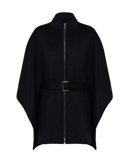Elodie Wool Blend Cape