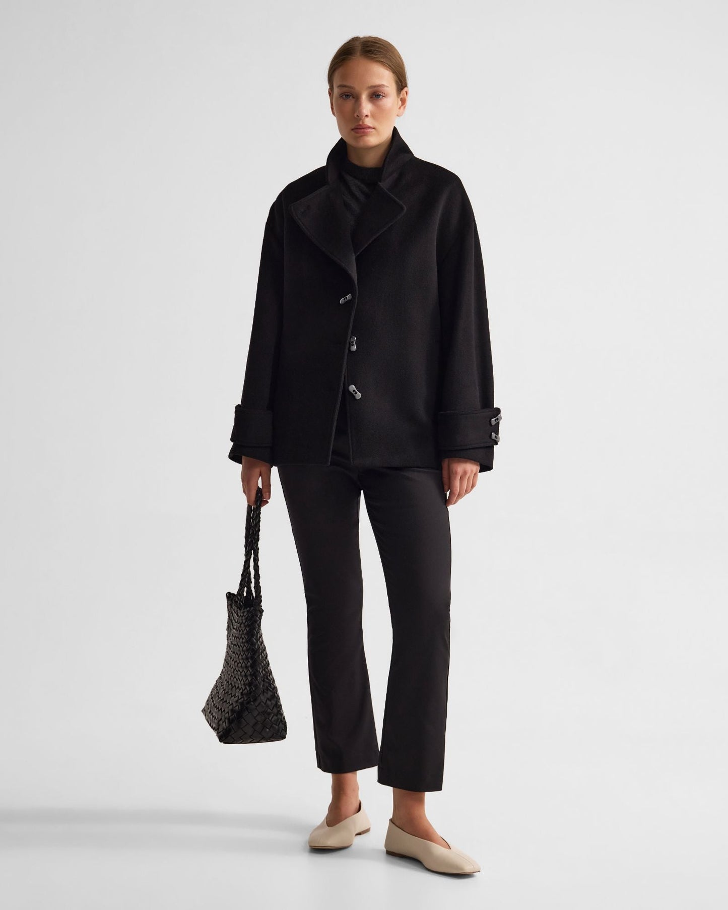 Sarina Wool Blend Scarf Jacket
