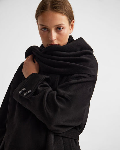 Sarina Wool Blend Scarf Jacket