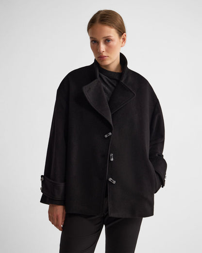 Sarina Wool Blend Scarf Jacket