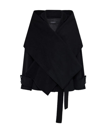 Sarina Wool Blend Scarf Jacket