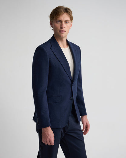 Blake Wool Blend Peak Lapel Blazer