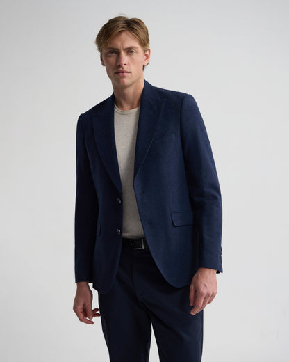 Blake Wool Blend Peak Lapel Blazer