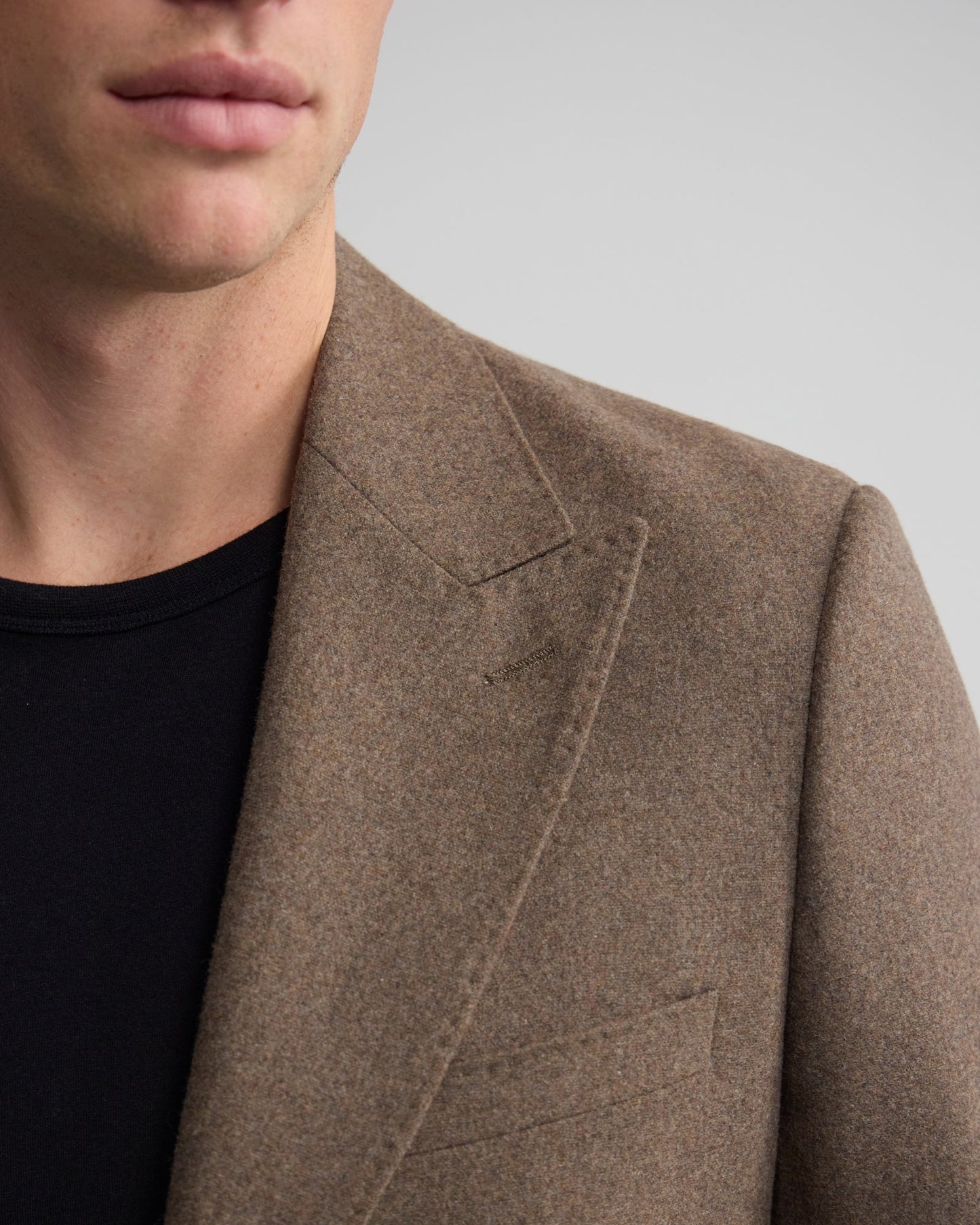 Blake Wool Blend Peak Lapel Blazer