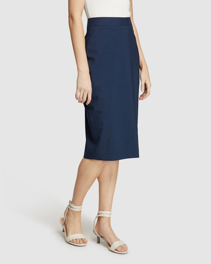 Peggy Wool Lycra Suit Skirt Fc
