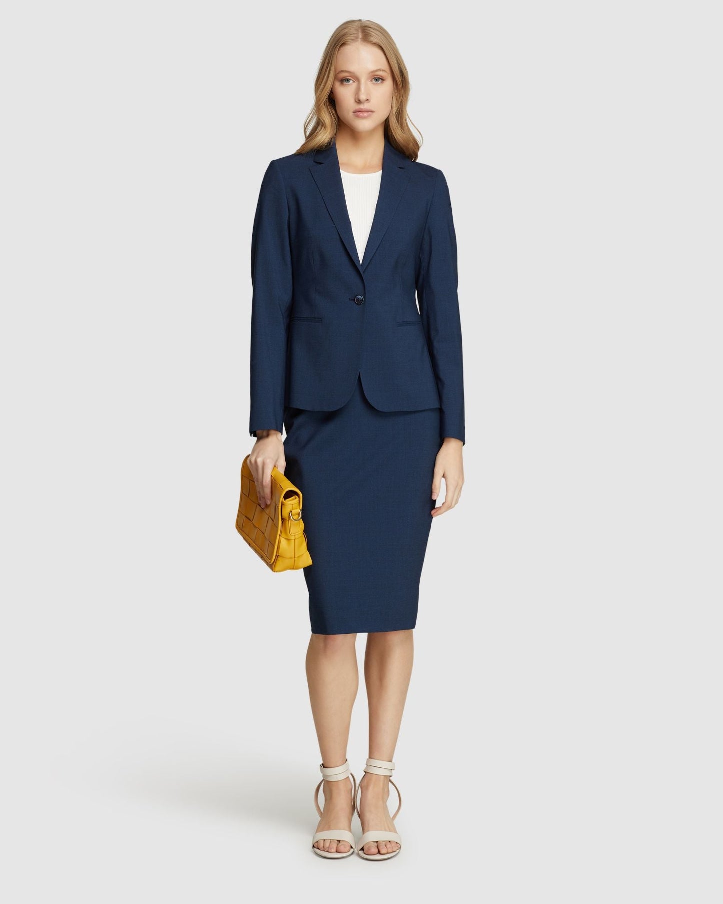 Peggy Wool Lycra Suit Skirt Fc