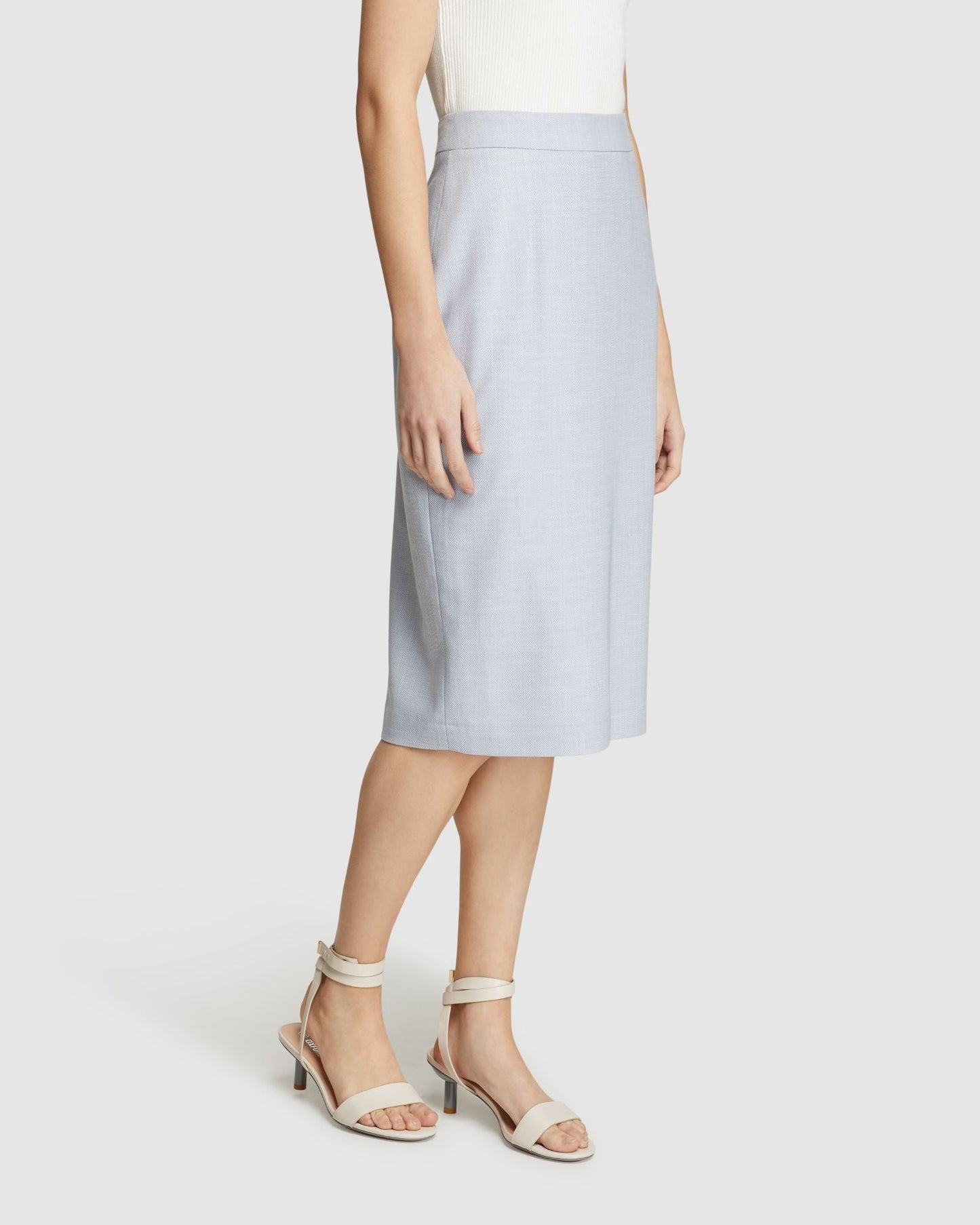 Peggy Stretch Eco Suit Skirt