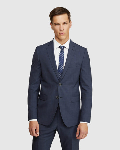Auden Wool Stretch Check Suit Jacket