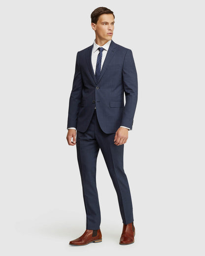 Auden Wool Stretch Check Suit Jacket
