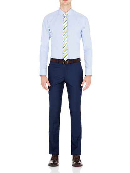 T27 Wool Suit Trousers Petrol