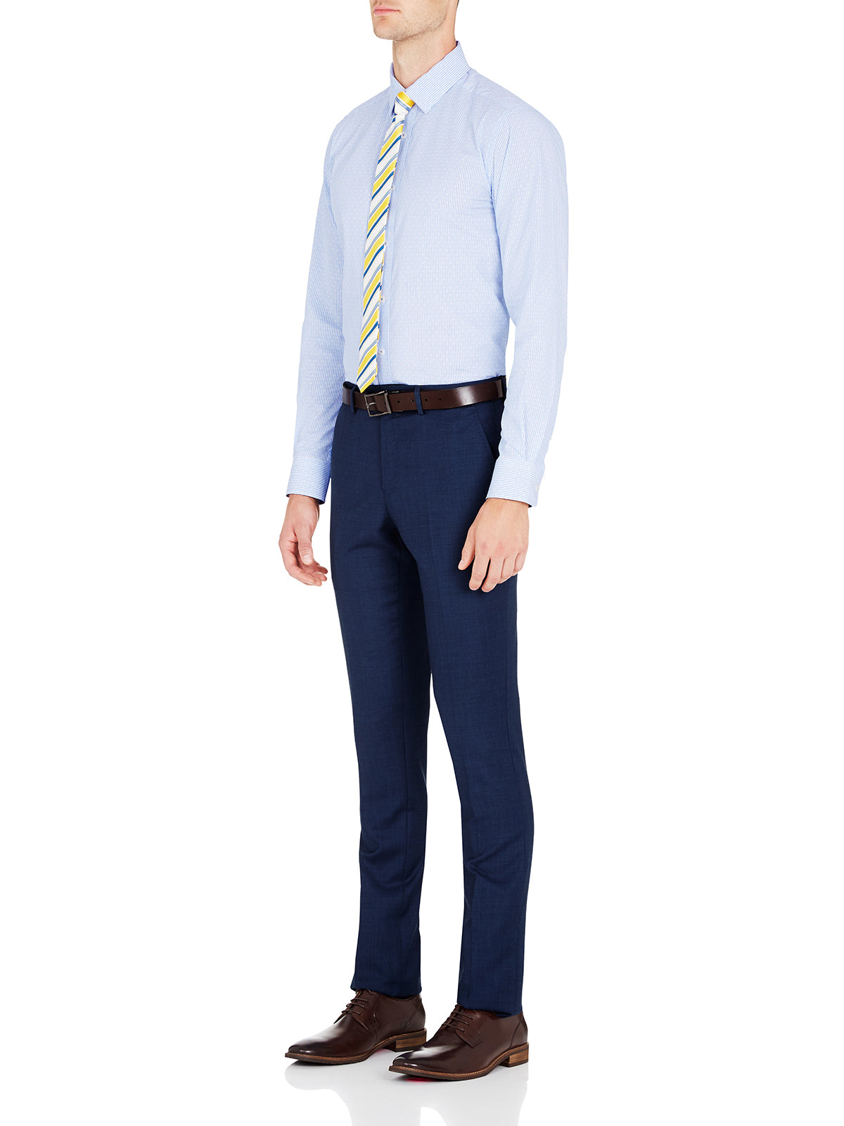 T27 Wool Suit Trousers Petrol