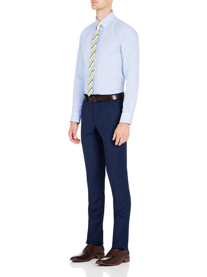 T27 Wool Suit Trousers Petrol