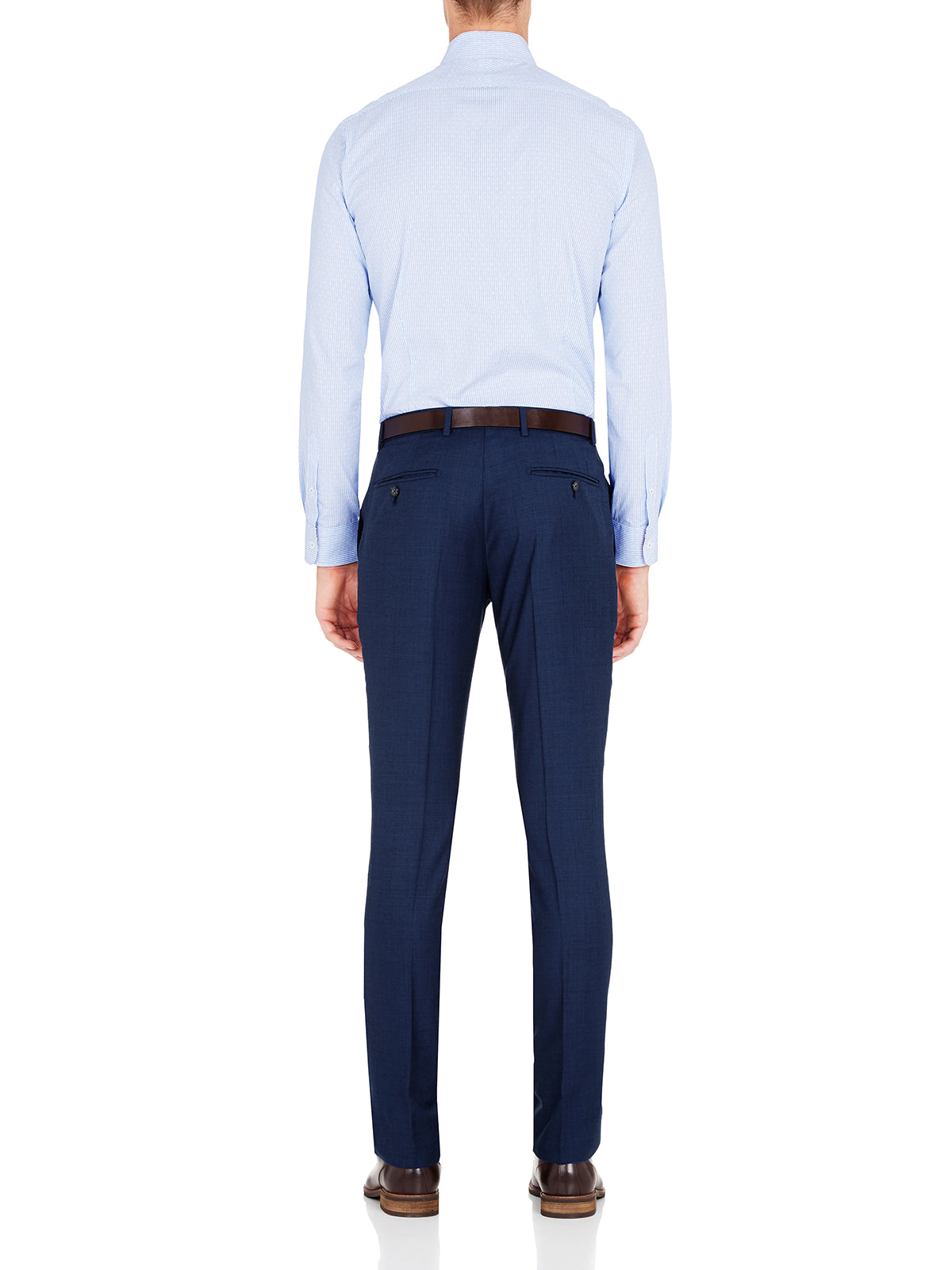 T27 Wool Suit Trousers Petrol