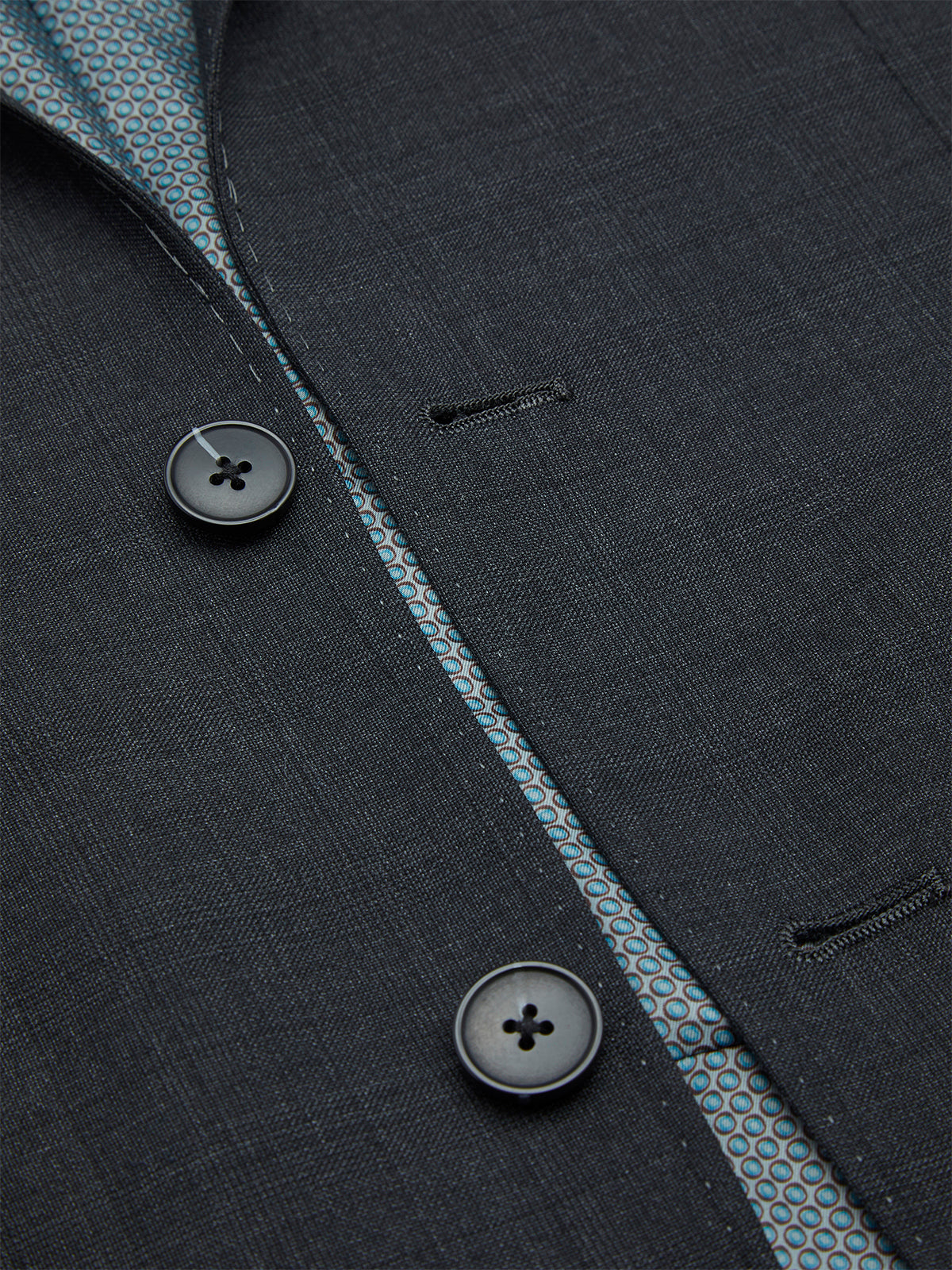 Hopkins Peak Lapel Wool Suit Jacket
