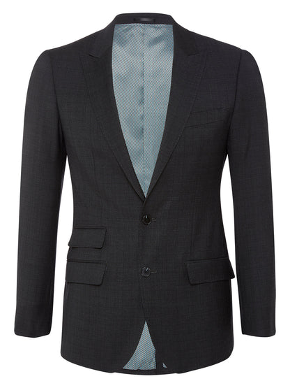 Hopkins Peak Lapel Wool Suit Jacket