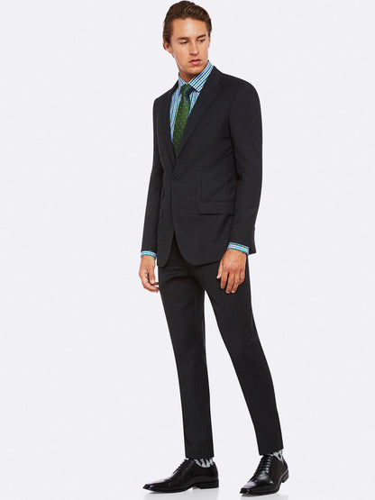 Hopkins Peak Lapel Wool Suit Jacket