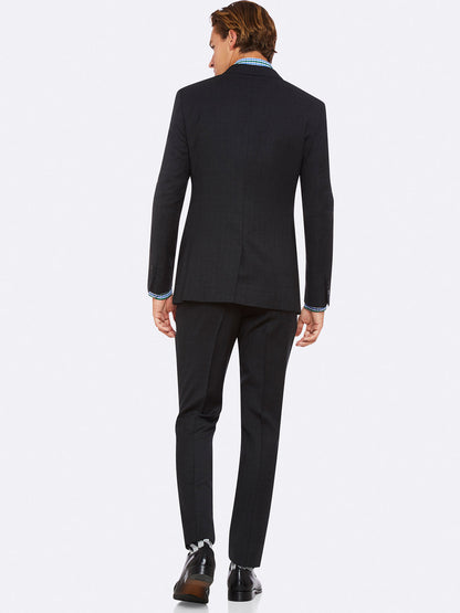 Hopkins Peak Lapel Wool Suit Jacket
